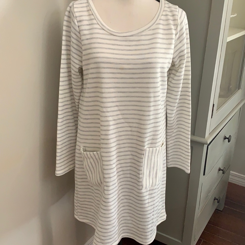 ANDREE long sleeve sweatshirt style dress